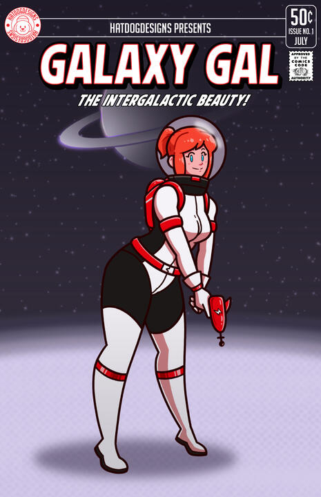 Galaxy Gal Comic Cover